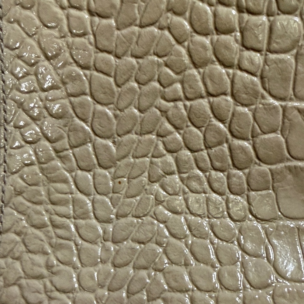Kate Spade Elissa Bristol Drive Croc Leather Handbag in Tan - Picture 12 of 13